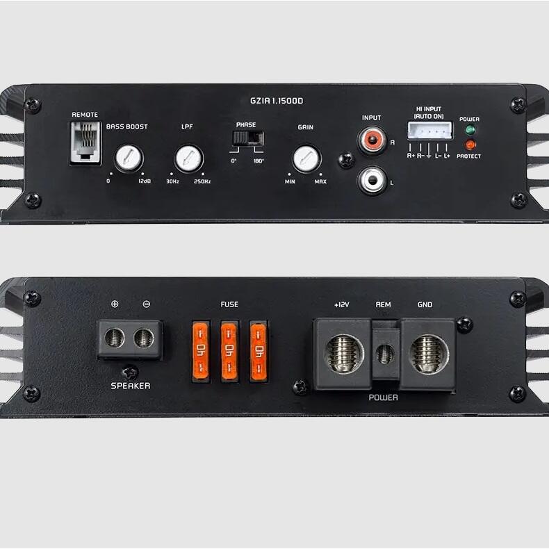 GZIA 1.1500D AMPLIFICATOR MONO GROUND ZERO, 1500W - Image 2
