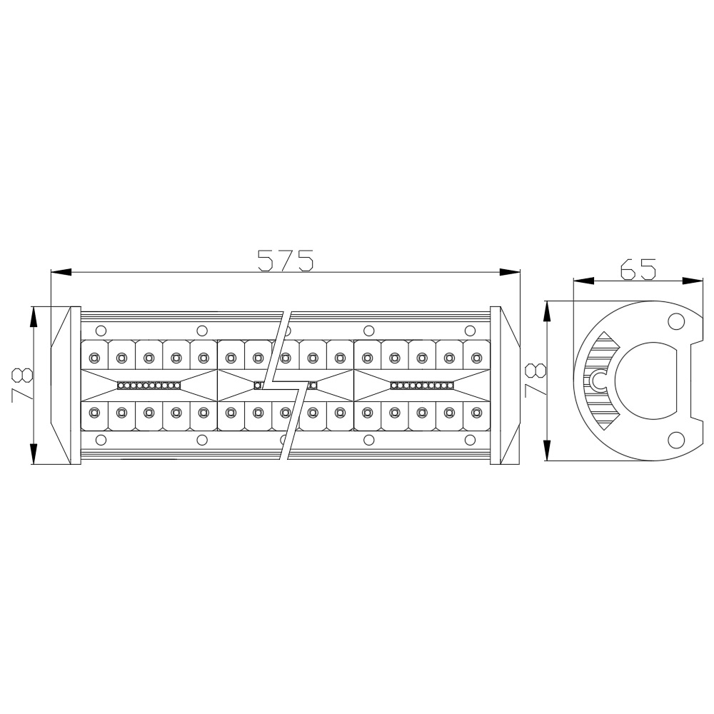 Bară Led Auto Off Road - 160W - 160 SMD LED Carguard - imagine 6