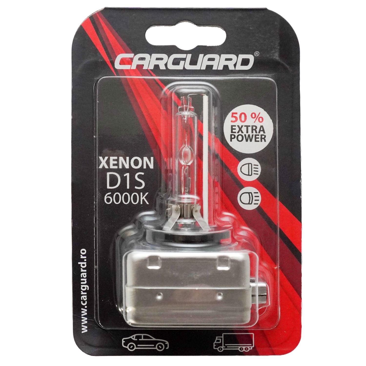 Bec Auto Xenon CARGUARD D1S 6000K