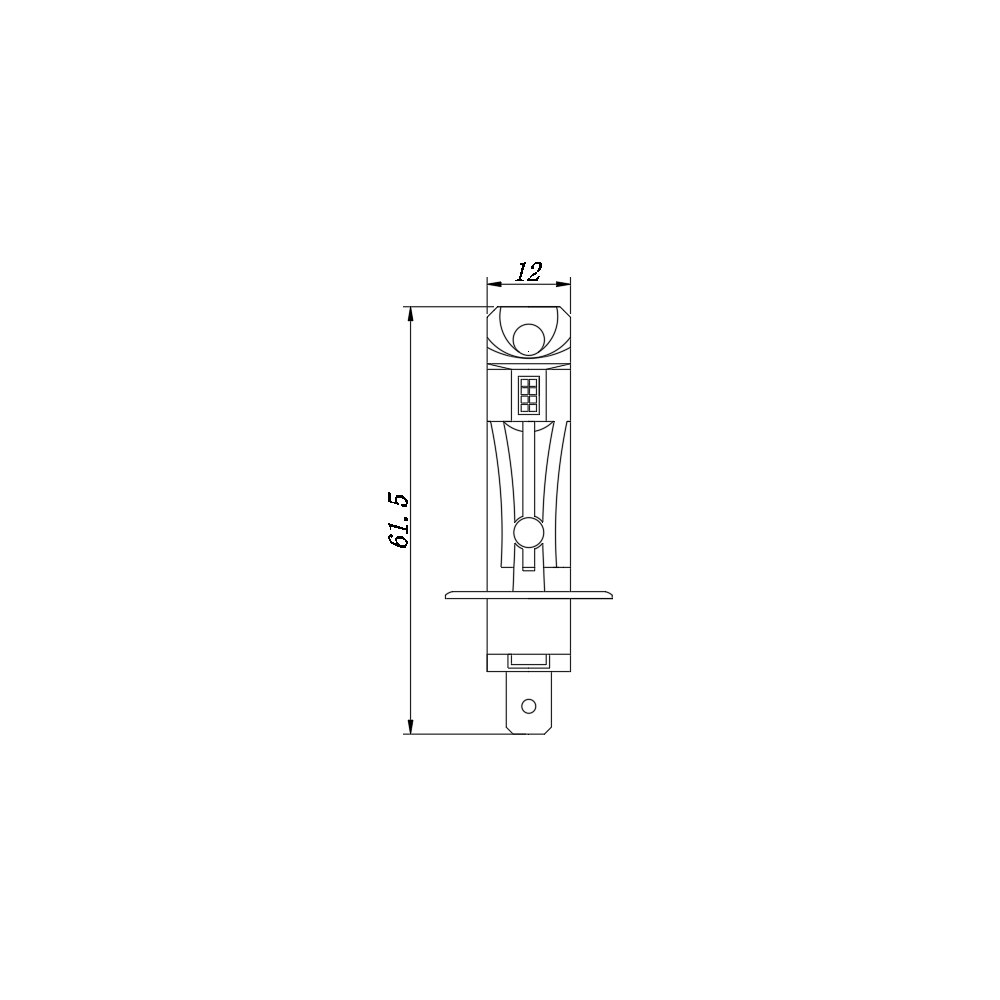 Set 2 Becuri Auto Led H1 14W Off Road Carguard - imagine 4